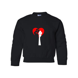 Youth "Black Love"- Crewneck Sweatshirt