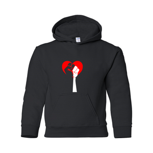 Youth "Black Love"-Hooded Sweatshirt